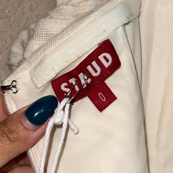 STAUD | NWT! Hightide strapless asymmetric maxi dress - Picture 7 of 8